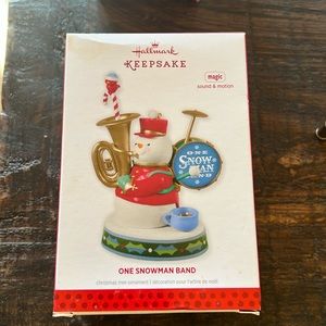 Hallmark keepsake one snowman band